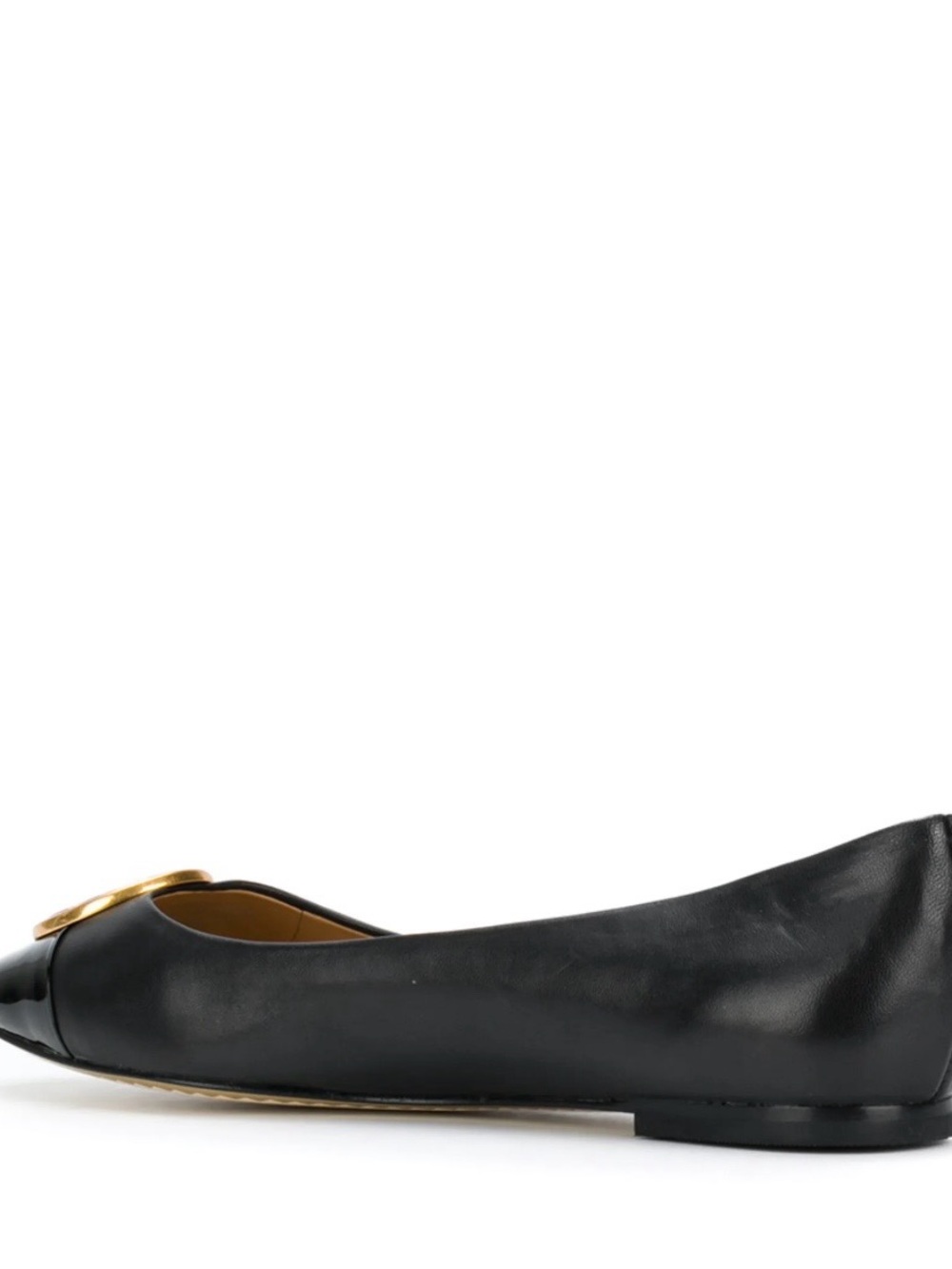 Tory Burch Chelsea Cap Toe Leather Ballet Flats 6 - Picture 3 of 12